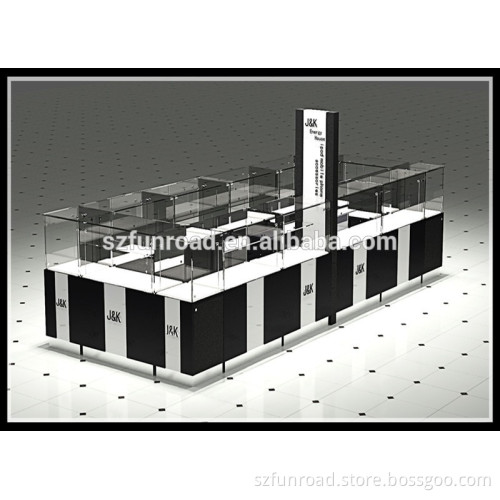 Boutique Style Mobile Shop Interior Furniture Pnone Kiosk Counter Design